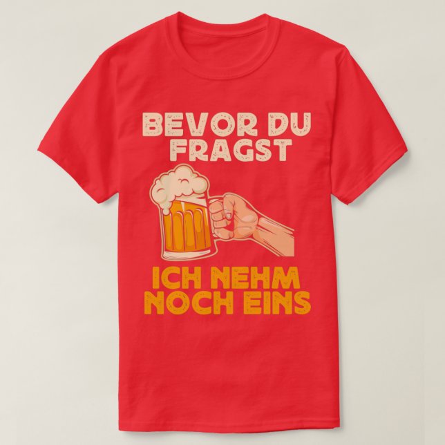 Drink Beer Drink A Party Beer 4 T-Shirt (Design Front)