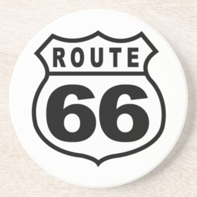 Drink Coaster - ROUTE 66 VINTAGE (Front)