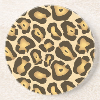 Drink Coasters Jaguar Print