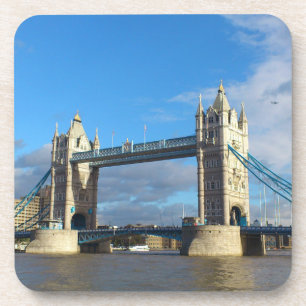 Drink Coasters set of six. Tower Bridge London.