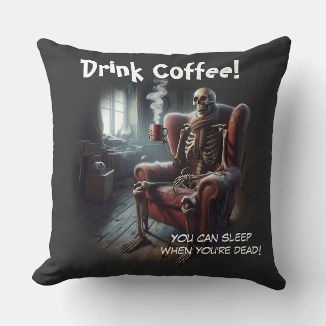 Drink Coffee Cushion (Front)