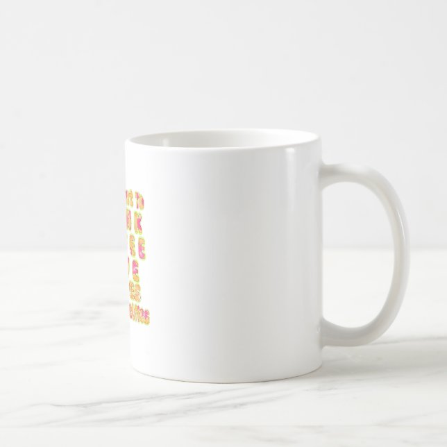Drink Coffee Save Lives & Take Selfies Art Print Mug (Right)