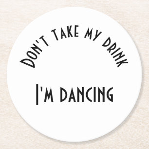 Drink Covers Round Paper Coaster