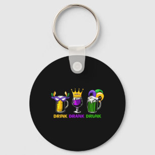 Drink Drank Drunk Beer Tails Men Women Outfit Mard Key Ring