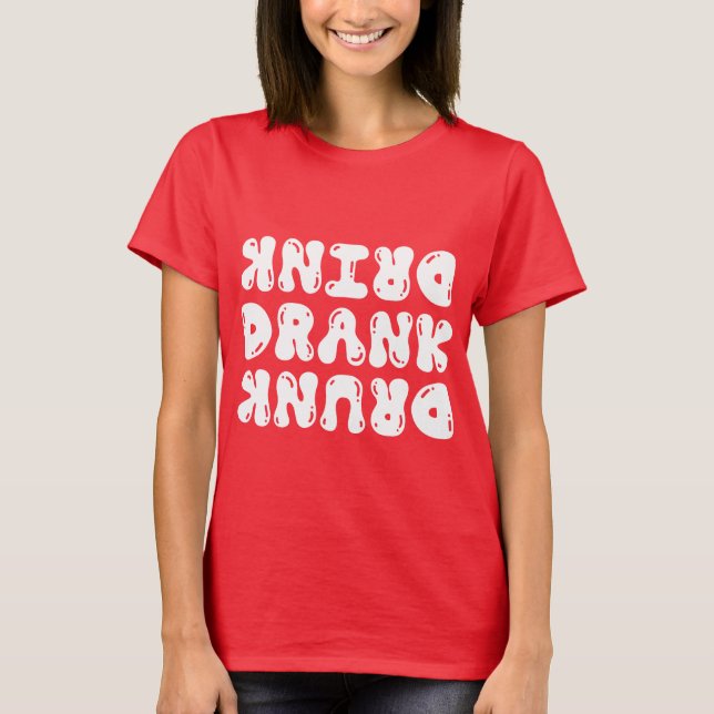 Drink Drank Drunk Shirt | Christmas Party (Front)