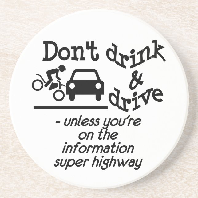 Drink & Drive coaster (Front)