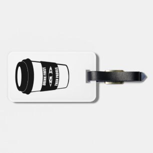 Drink First Then Paddle Luggage Tag