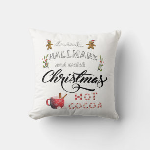 Drink hot cocoa and watch the Christmas Cushion