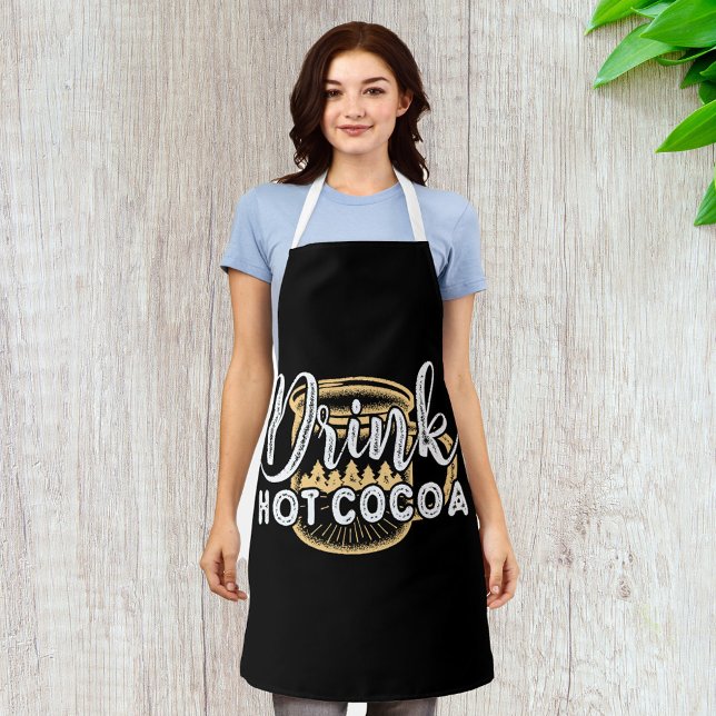 Drink Hot Cocoa Apron (Creator Uploaded)