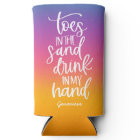 Drink in my Hand Cute Typography with Gradient 