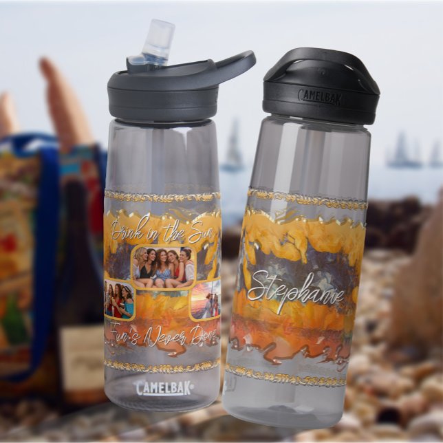 Drink in the Sun, Fun's Never Done 0612 Water Bottle (Creator Uploaded)