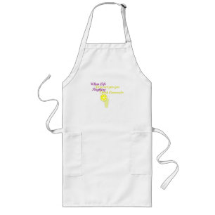 Drink Lemonade Funny Humour Long Apron
