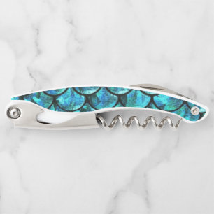 Drink like a mermaid. corkscrew