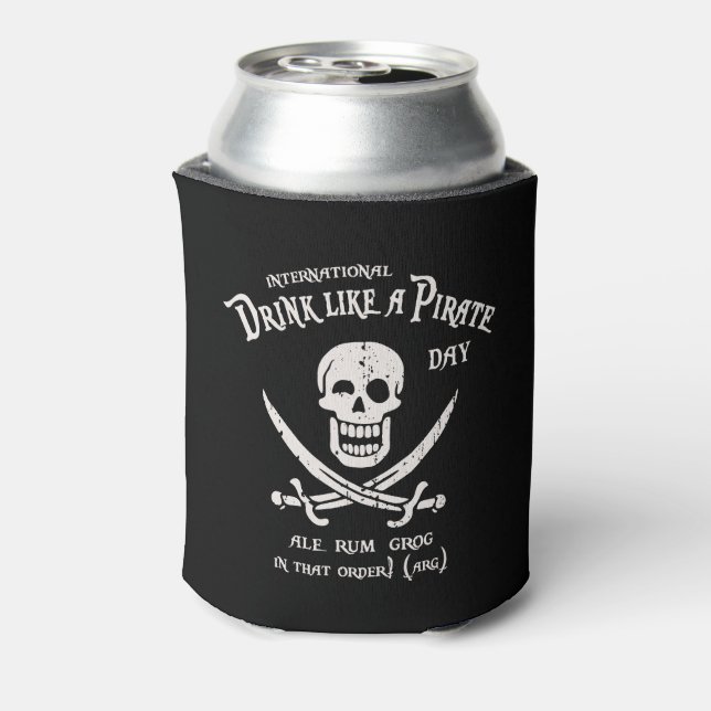 Drink Like A Pirate Can Cooler (Can Back)