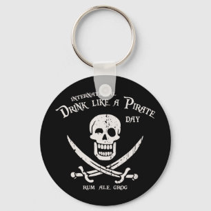 Drink Like a Pirate Key Ring
