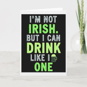Drink Like One Fun Card