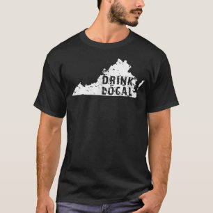 Drink Local Virginia Craft Beer VA Brewers & Brewe T-Shirt