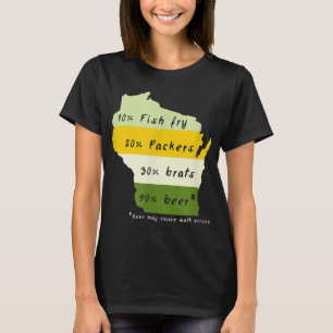 Drink Local Wisconsin Beer Drinking  T-Shirt