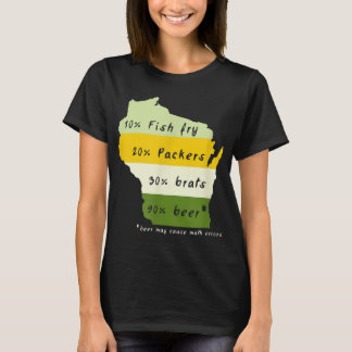 Drink Local Wisconsin Beer Drinking  T-Shirt