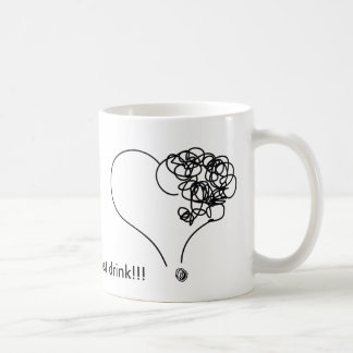 Drink love! coffee mug