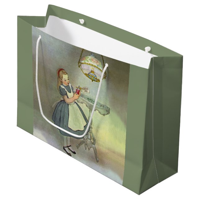 Drink Me 2 Large Gift Bag (Front Angled)