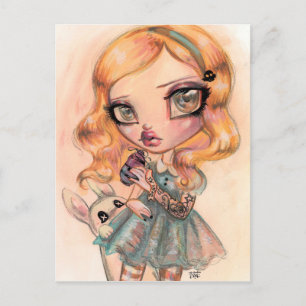 Drink Me - Alice in Wonderland by Natasha Wescoat Postcard