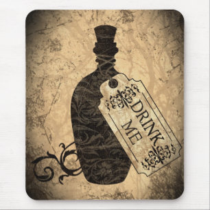 Drink Me Bottle Mouse Mat