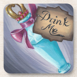 Drink Me Coaster Alice in Wonderland Coaster