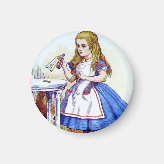 "Drink Me" Potion with Alice Magnet (Front)
