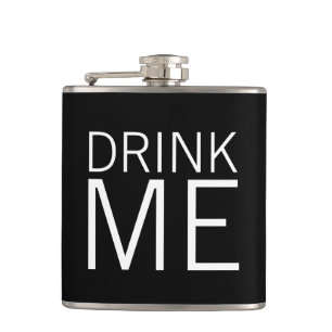 Drink Me Simple Minimalist Hip Flask