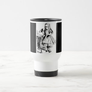 Drink Me Themed Alice in Wonderland Travel Mug
