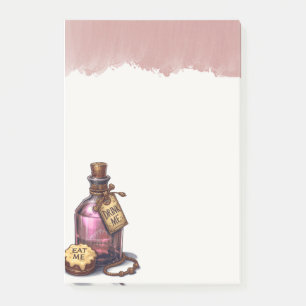 Drink Me Wonderland Post-it Notes