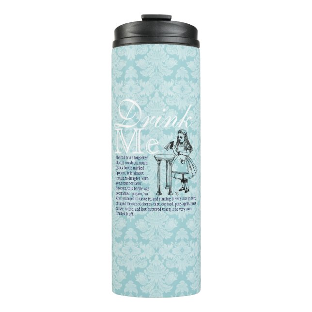 "Drink Me" Wonderland Thermal Tumbler  (Front)