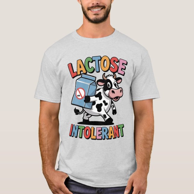 Drink Milk Funny Sarcastic Meme T-Shirt (Front)