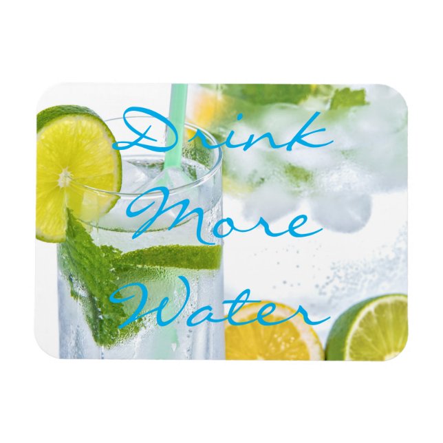 Drink More Water Magnet (Horizontal)