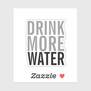 Drink More Water Simple Minimalist