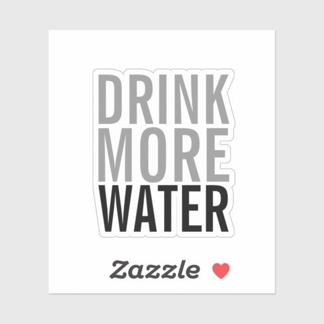Drink More Water | Simple Minimalist (Sheet)