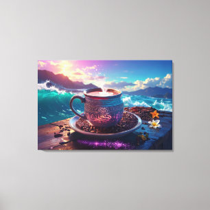 DRINK OF THE GODS - COCOA CANVAS PRINT