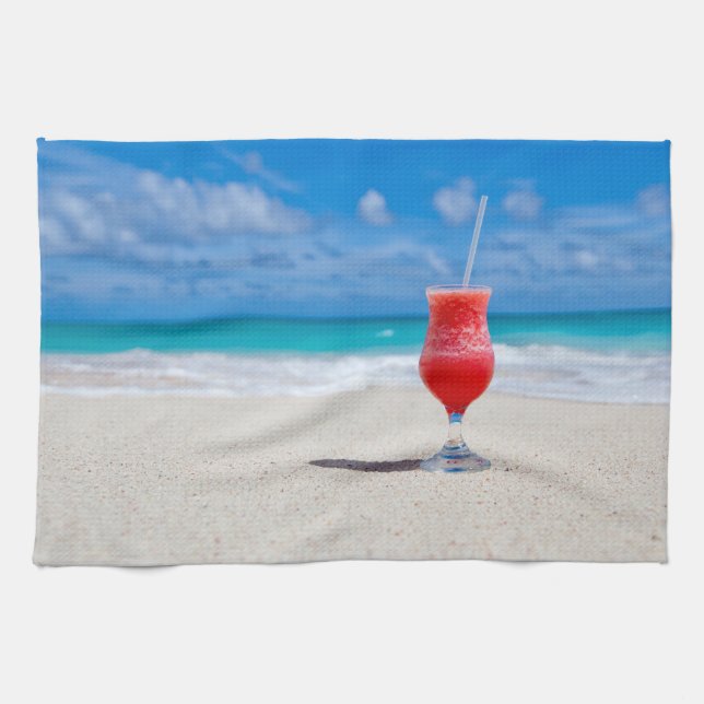 Drink On Beach kitchen towels (Horizontal)