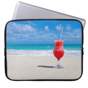 Drink On Beach laptop sleeve