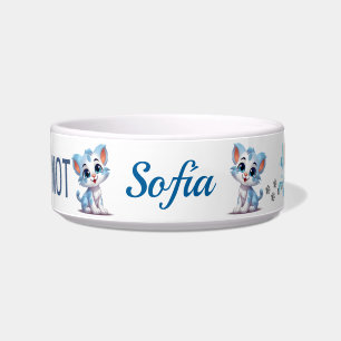 DRINK or Not Cat Mouse Fish Personalised Bowl