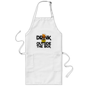 Drink Outside the Box apron - choose style & colou