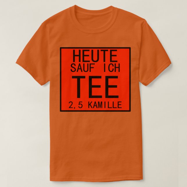 Drink tea Tea Time Chamomile Tea Cup Gift 1 T-Shirt (Design Front)