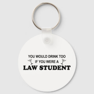 Drink Too - Law Student Key Ring