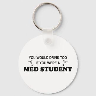 Drink Too - Med Student Key Ring