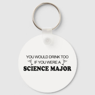 Drink Too - Science Major Key Ring