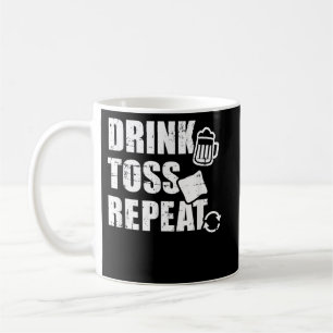Drink Toss Repeat Cornhole Coffee Mug