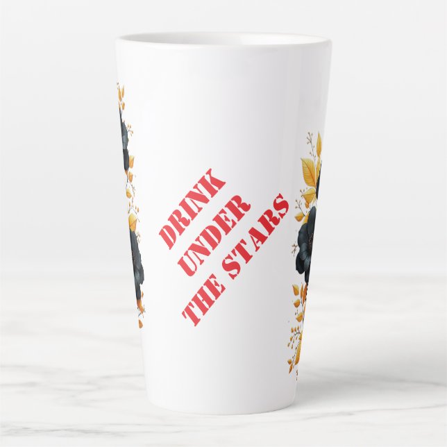 Drink Under the Stars- Latte Mug (Front)