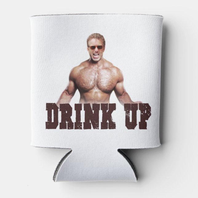 "Drink Up" Rand Can Cooler (Front)