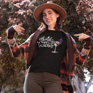 Drink Up Witches Funny Halloween T-Shirt